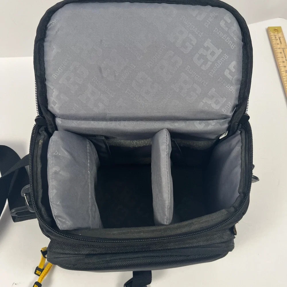 Ruggard Commando 25 Camera Shoulder Bag Black Yellow DSLR Mirrorless Case CB-25